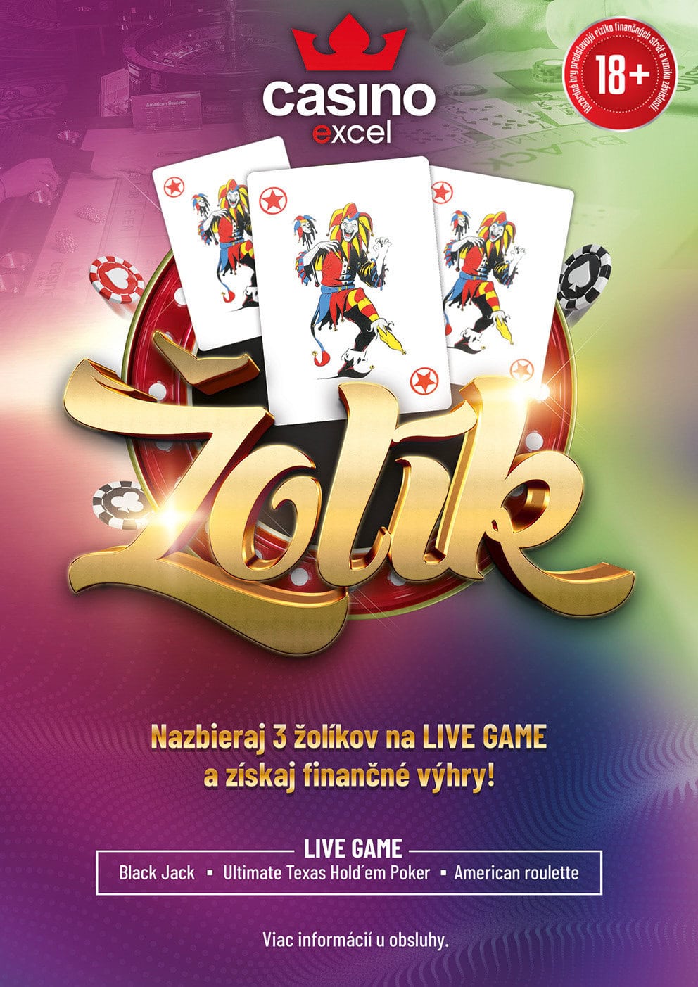 Súťaž Žolík casino excel