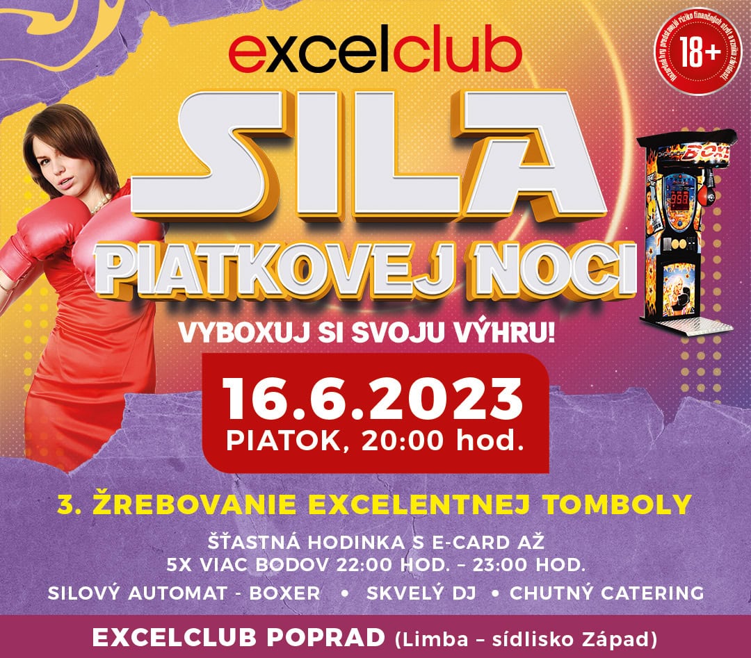 sila piatkovej noci excelclub Poprad 16.6.2023