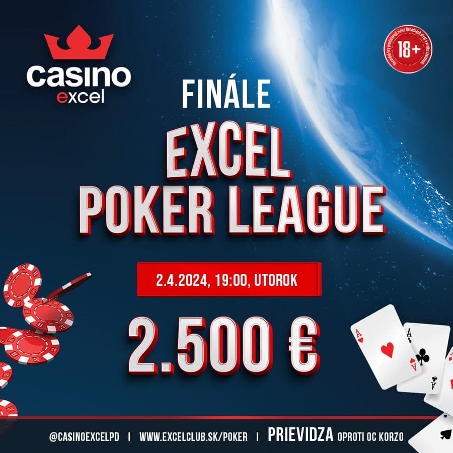FINÁLE EXCEL POKER LEAGUE 2.500 € GTD