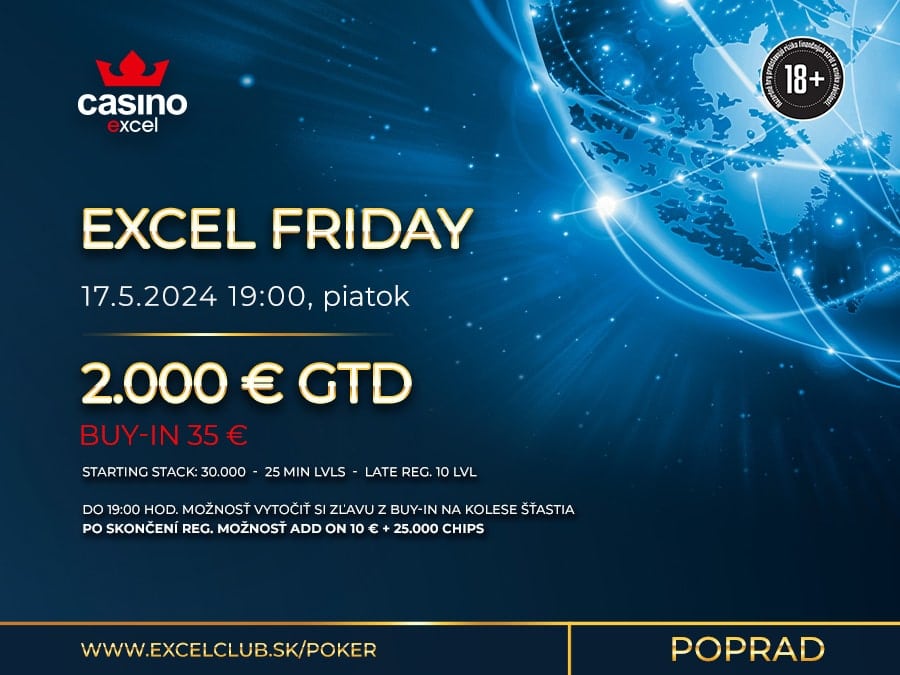 EXCEL FRIDAY casino excel Poprad