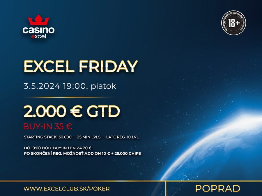 EXCEL FRIDAY casino excel Poprad