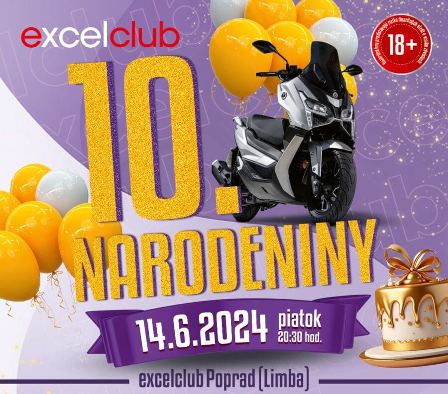 10. NARODENINY excelclub Poprad