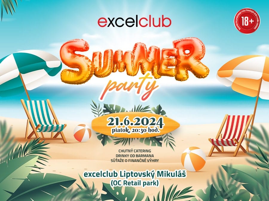 SUMMER PARTY excelclub Liptovský Mikuláš