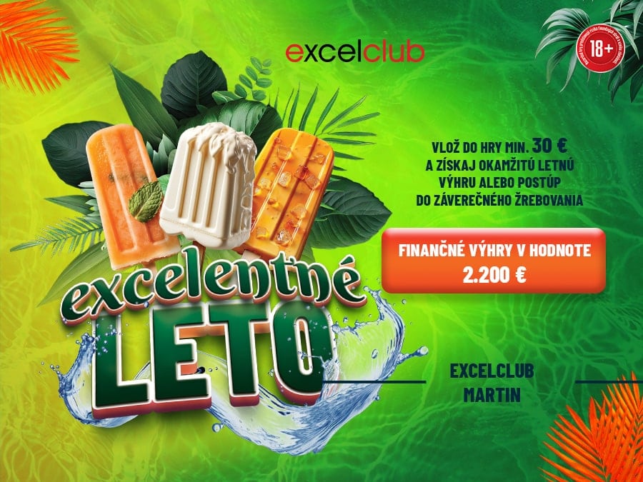 EXCELENTNÉ LETO excelclub Martin