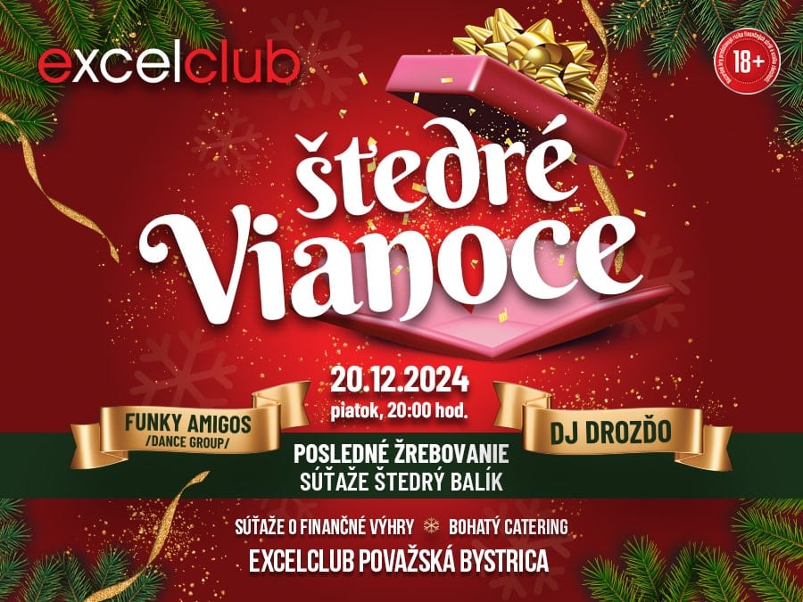 ŠTEDRÉ VIANOCE excelclub Považská Bystrica