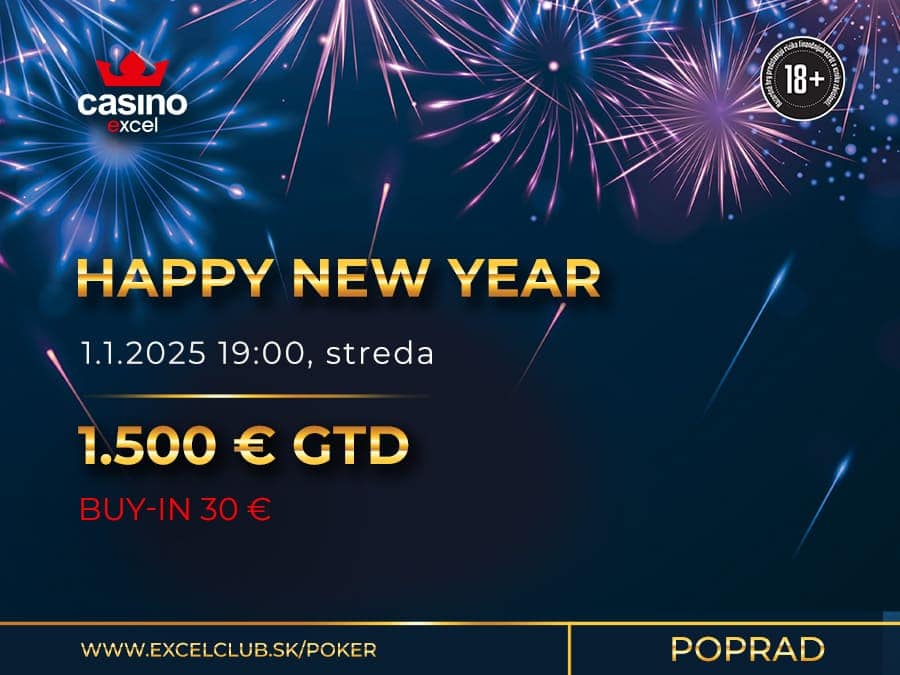 HAPPY NEW YEAR 1.1.2025 casino excel Poprad