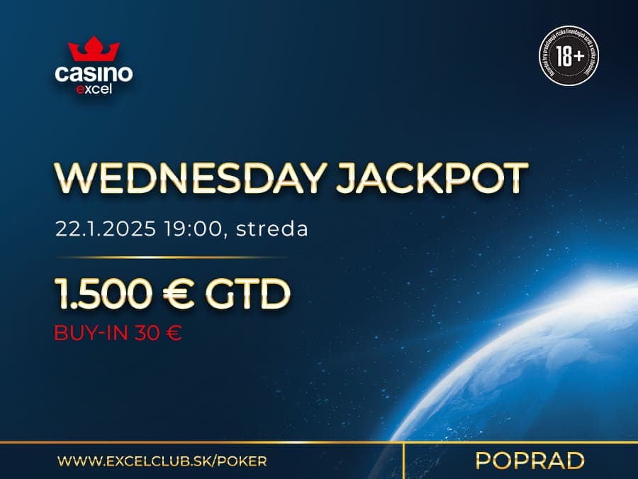 WEDNESDAY JACKPOT 22.1.2025 casino excel Poprad
