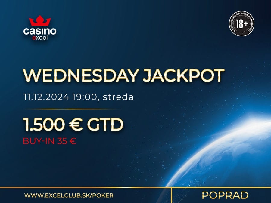 WEDNESDAY JACKPOT 11.12.2024 casino excel Poprad