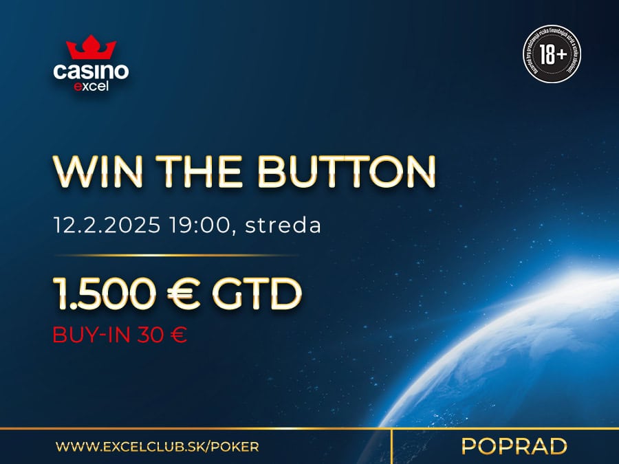 WIN THE BUTTON 12.2.2025 casino excel Poprad