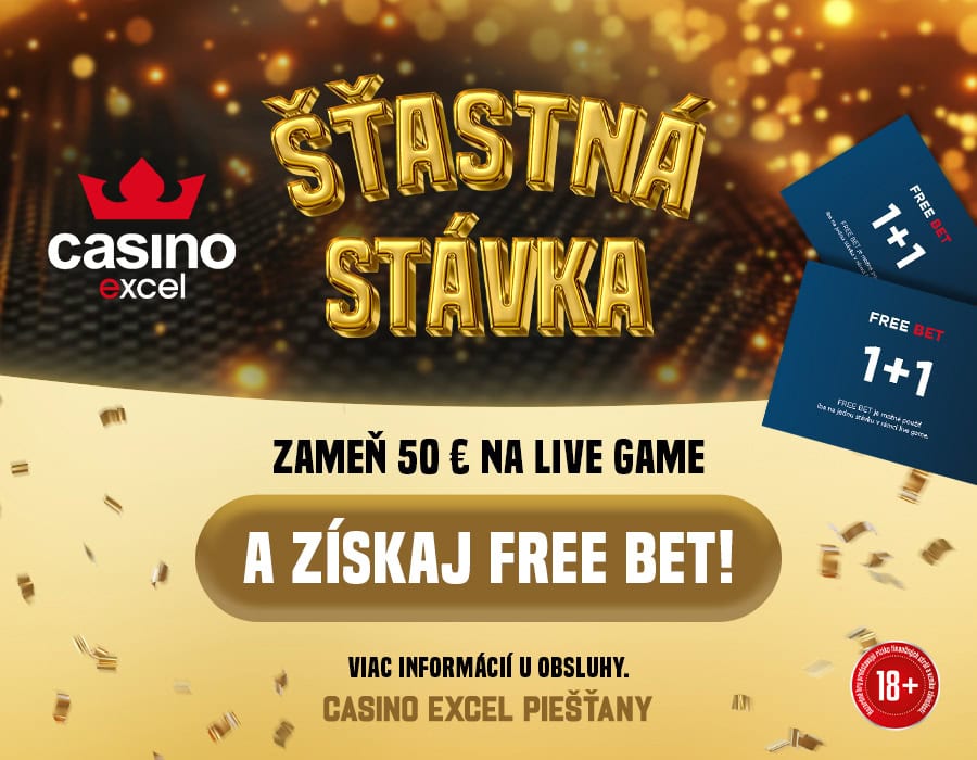 ŠŤASTNÁ STÁVKA casino excel Piešťany