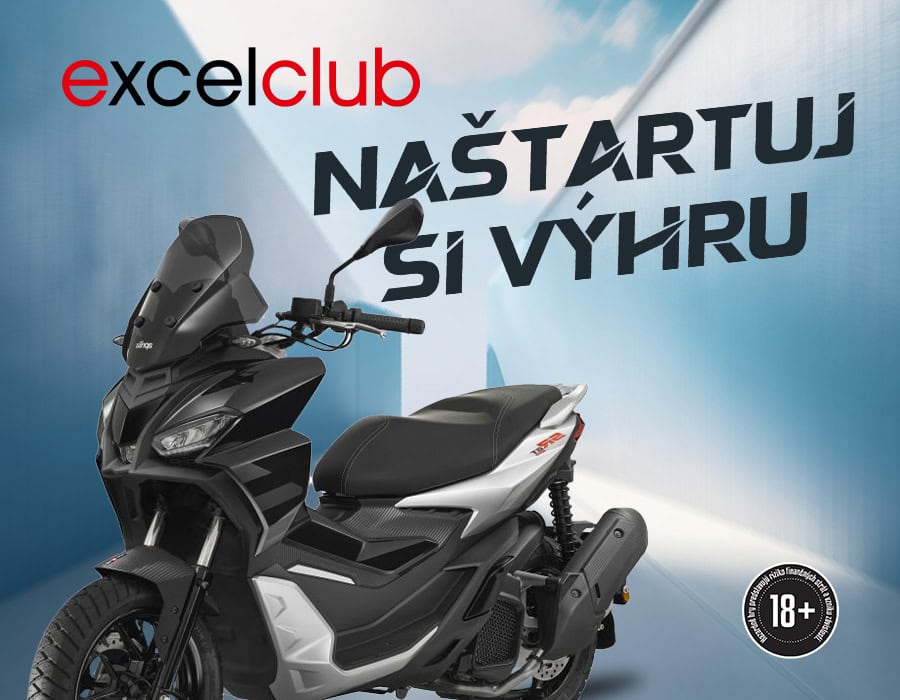 NAŠTARTUJ SI VÝHRU! VYHRAJ SKÚTER excelcluby