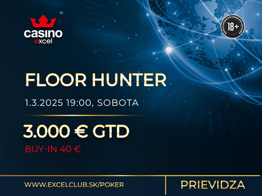 FLOOR HUNTER 1.3.2025 casino excel Prievidza