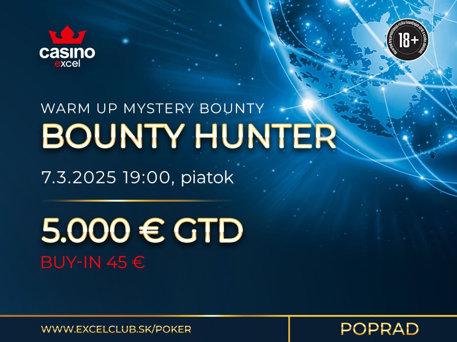 WARM UP MYSTERY BOUNTY 7.3.2025 casino excel Poprad