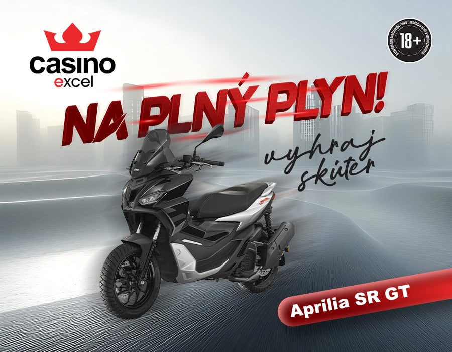 NA PLNÝ PLYN! VYHRAJ SKÚTER casino excel Poprad, Prievidza, Piešťany, Žilina