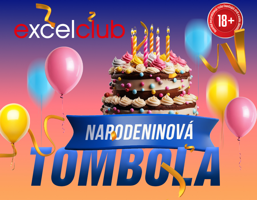 NARODENINOVÁ TOMBOLA excelclub Považská Bystrica
