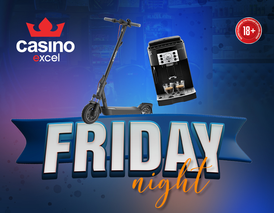FRIDAY NIGHT casino excel Piešťany