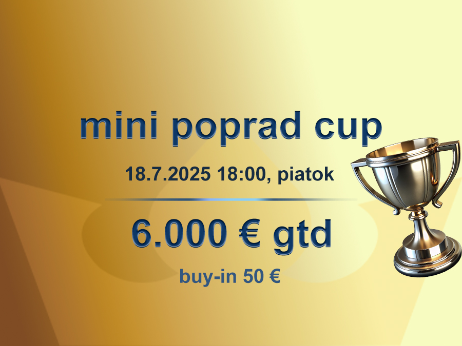 MINI POPRAD CUP 18.7.2025 casino excel Poprad