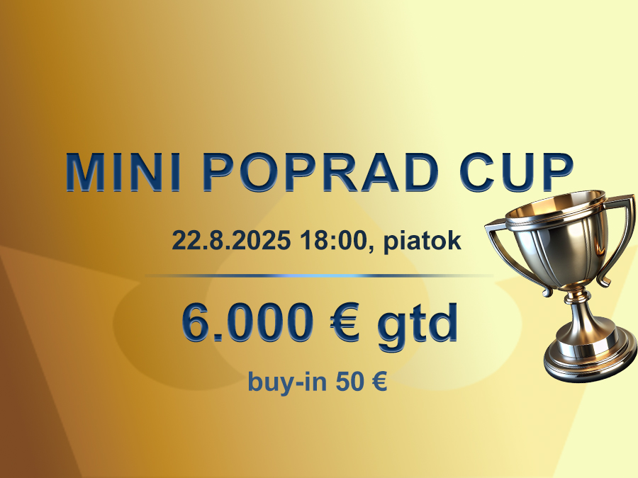 MINI POPRAD CUP 22.8.2025 casino excel Poprad
