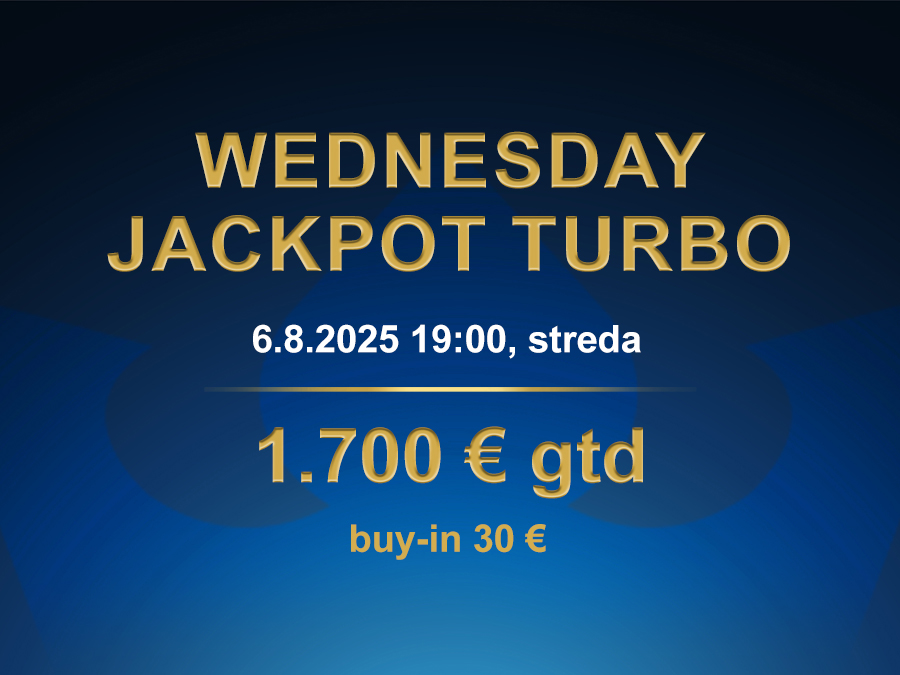 WEDNESDAY JACKPOT TURBO 6.8.2025 casino excel Prievidza