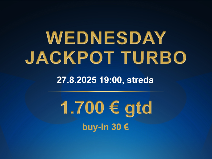 WEDNESDAY JACKPOT TURBO 27.8.2025 casino excel Prievidza