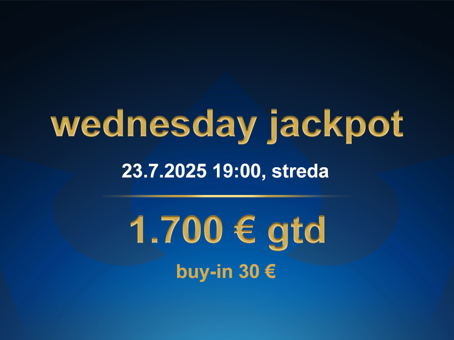 WEDNESDAY JACKPOT 23.7.2025 casino excel Prievidza