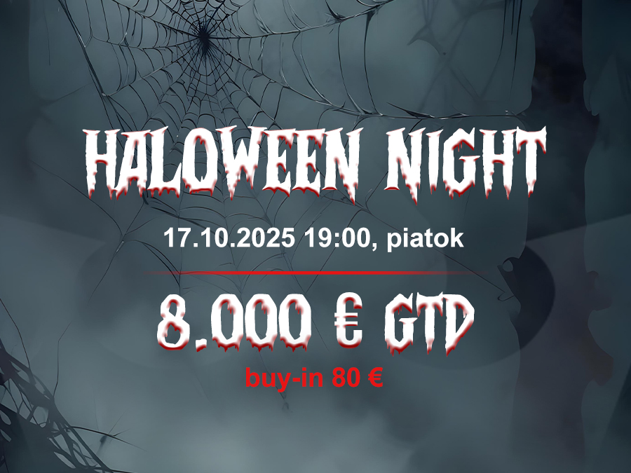 HALLOWEEN NIGHT 17.10.2025 casino excel Prievidza