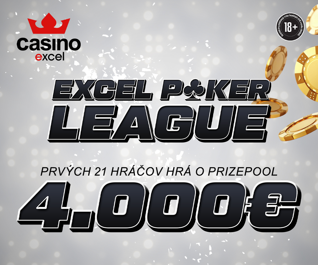 EXCEL POKER LEAGUE 4.000 € casino excel Poprad