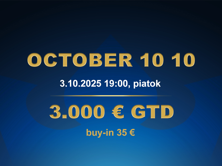 OCTOBER 10 10 3.10.2025 casino excel Poprad