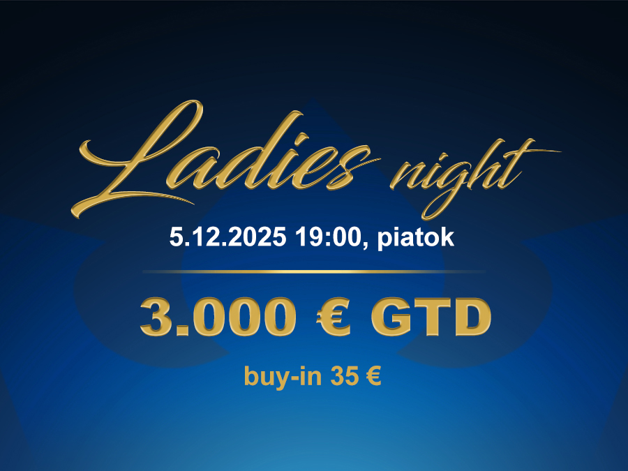 LADIES NIGHT 5.12.2025 casino excel Poprad