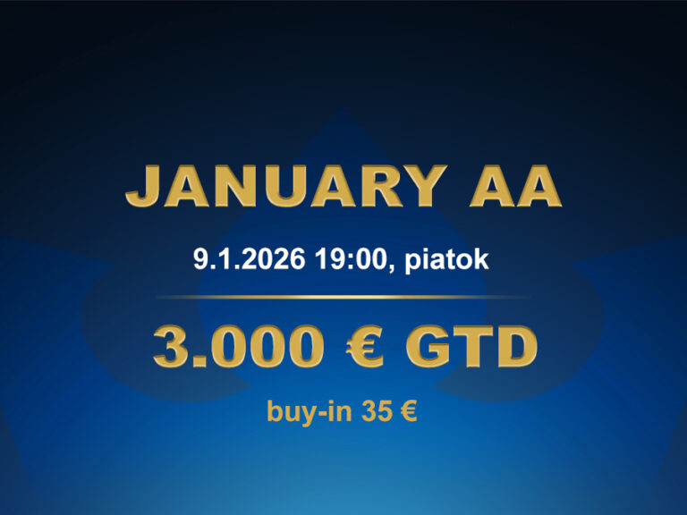 JANUARY AA 9.1.2026 casino excel Poprad