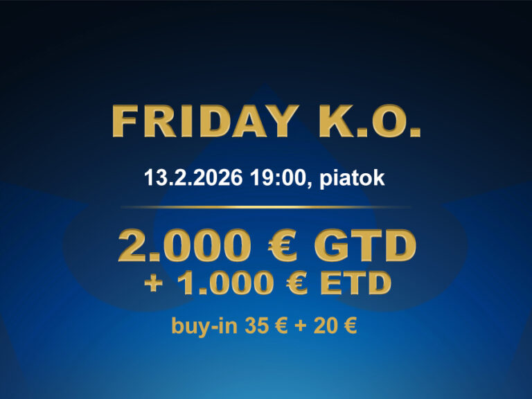 FRIDAY K.O. 13.2.2026 casino excel Poprad