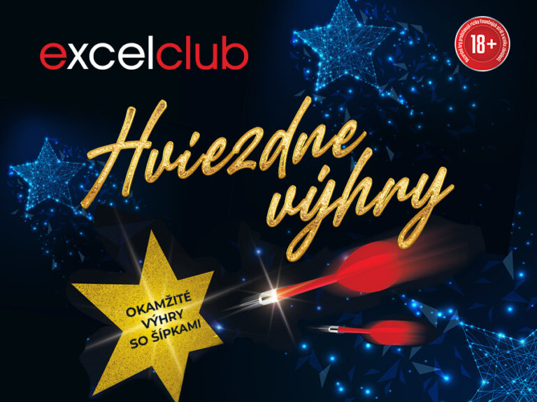 HVIEZDNE VÝHRY SO ŠÍPKAMI excelclub Košice