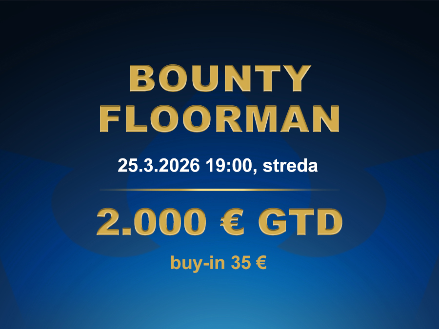 BOUNTY FLOORMAN 25.3.2026 casino excel Poprad