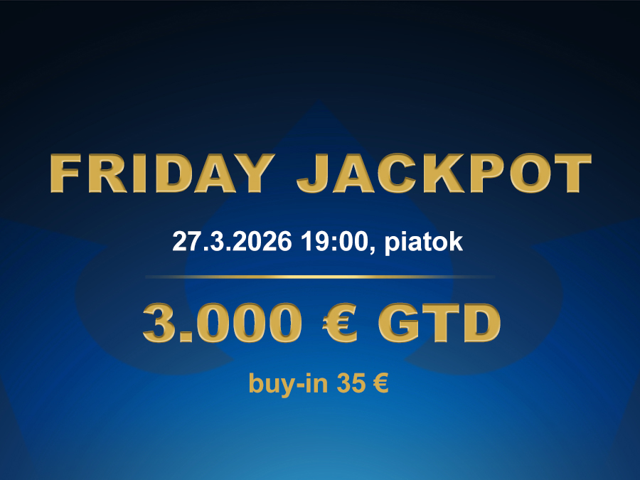 FRIDAY JACKPOT 27.32026 casino excel Poprad