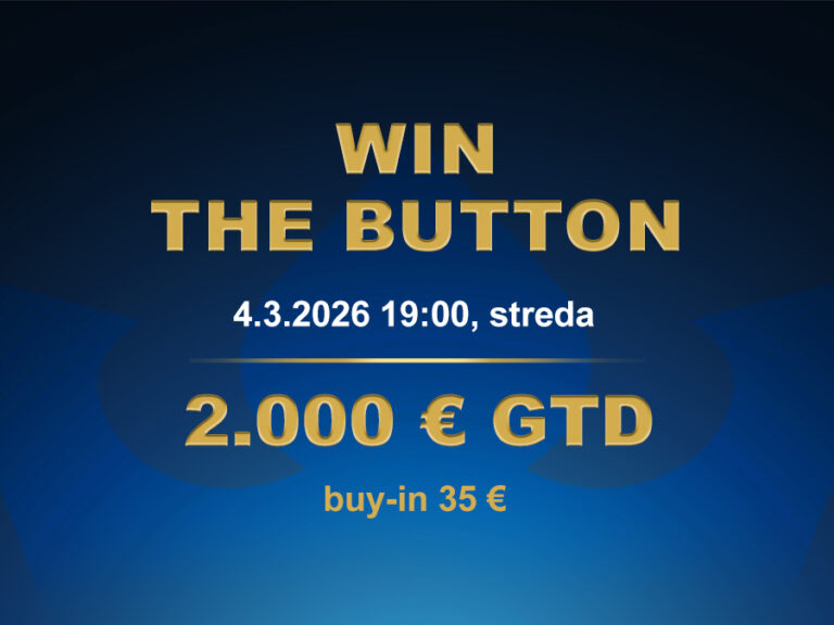 WIN THE BUTTON 4.3.2026 casino excel Poprad