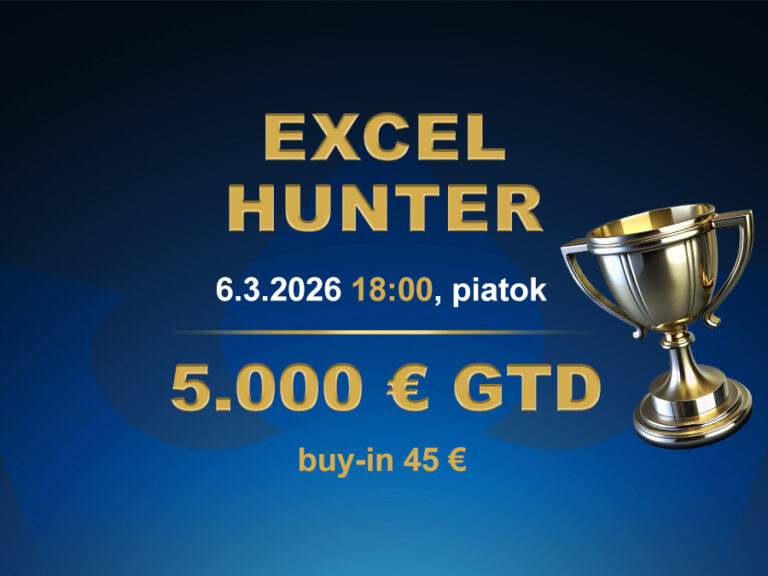 EXCEL HUNTER 6.3.2026 casino excel Poprad