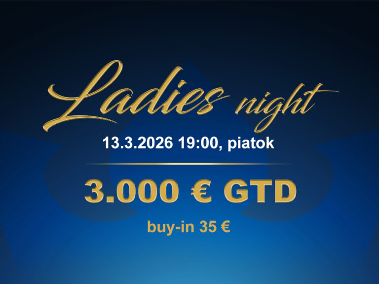 LADIES NIGHT 13.3.2026 casino excel Poprad